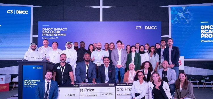 UAE DMCC awards AI Blockchain EatCloud start-up Impact scale up program winner prize