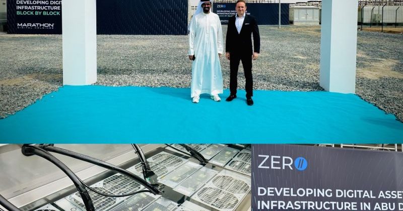 Zero two and Marathon Digital inaugurate 200 MW bitcoin mining facility at Masdar UAE