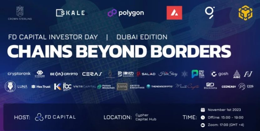 UAE Based FD Capital hosts blockchain investor event Chains Beyond Borders in Dubai
