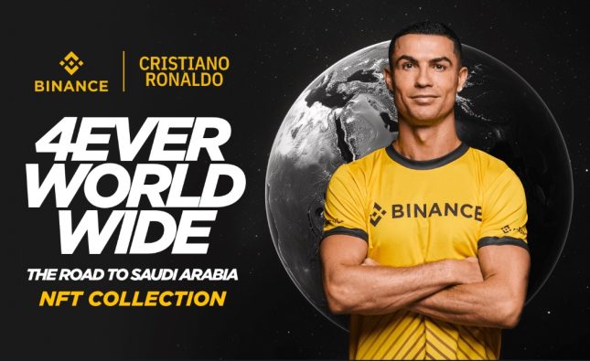 Cristiano Ronaldo and Binance launch Road to Saudi Arabia NFT collection