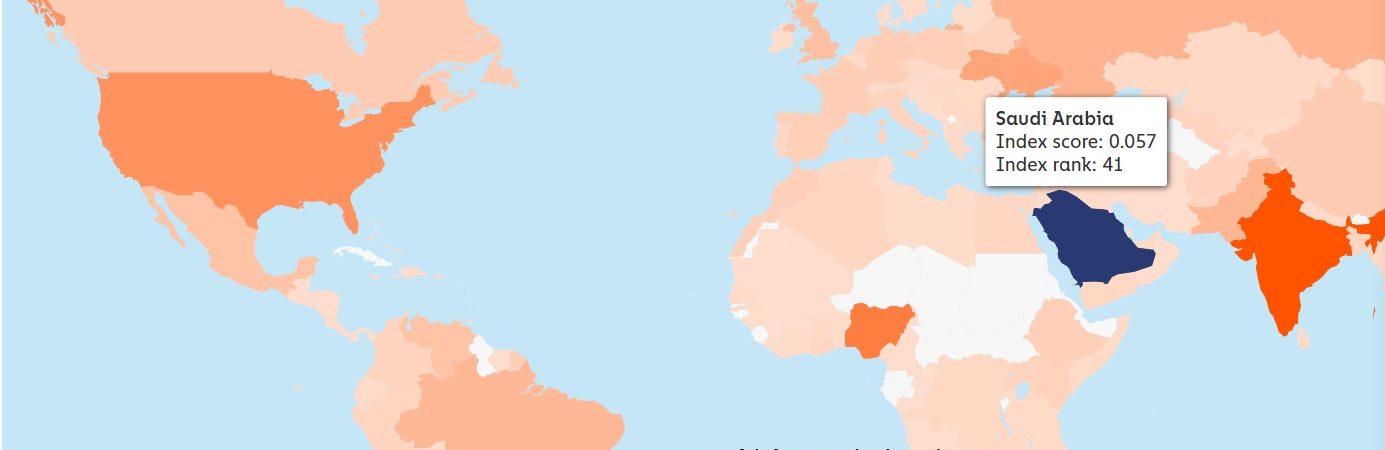 In MENA the Fastest growing crypto countries are Saudi Arabia and Qatar while biggest are Turkey and Morocco