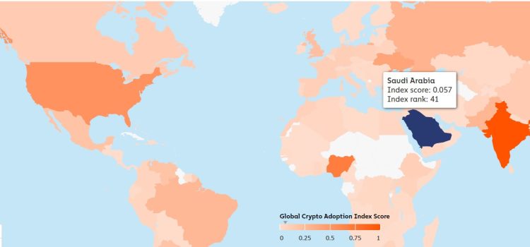 In MENA the Fastest growing crypto countries are Saudi Arabia and Qatar while biggest are Turkey and Morocco