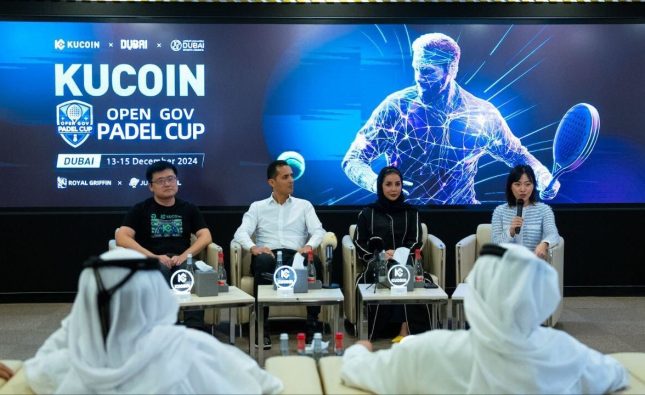 Kucoin sponsors Dubai sports council launch Open Padel Cup