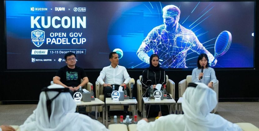 Kucoin sponsors Dubai sports council launch Open Padel Cup