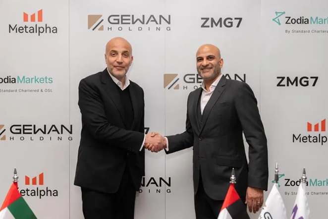 Gewan Holding, Zodia markets and Metalpha launch crypto financial services entity in UAE