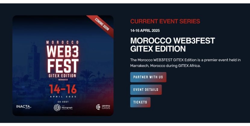 Morocco Web3Fest will bring together Web3 leaders during Gitex Africa 2025