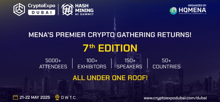 Crypto Expo Dubai set to start on May 21st with 10,000 attendees