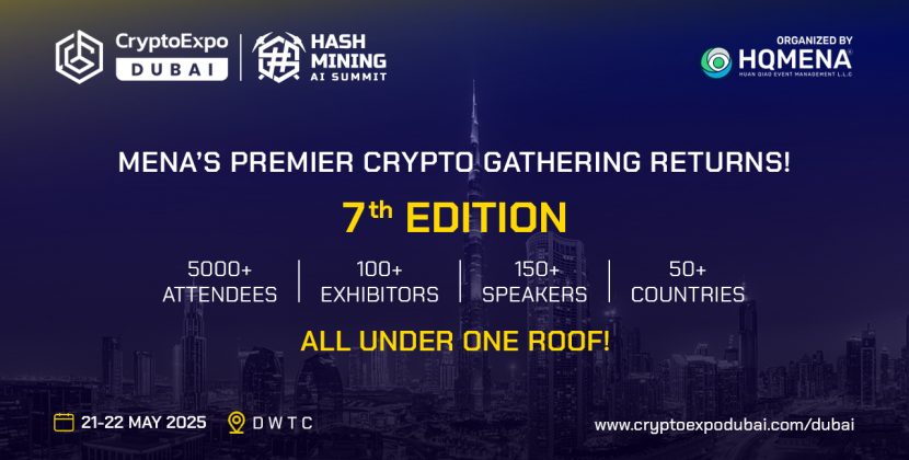 Crypto Expo Dubai set to start on May 21st with 10,000 attendees