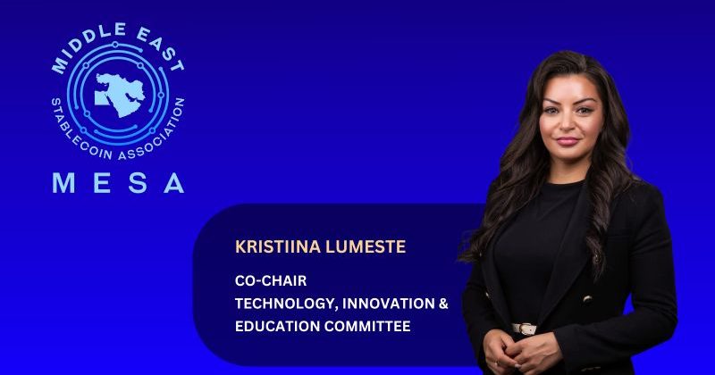 The Middle East Stablecoin Association appoints Founder of Klumi Ventures as Co Chair