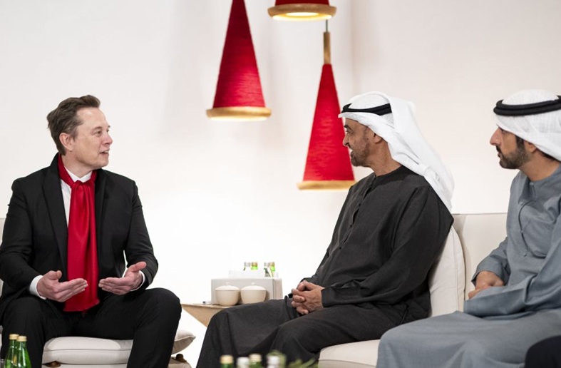 UAE's President and Elon Musk discuss AI and collaboration opportunities