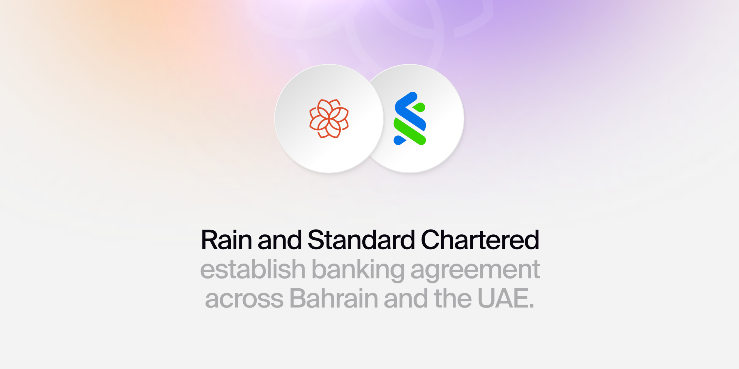Standard Chartered to serve Rain crypto brokerage customers