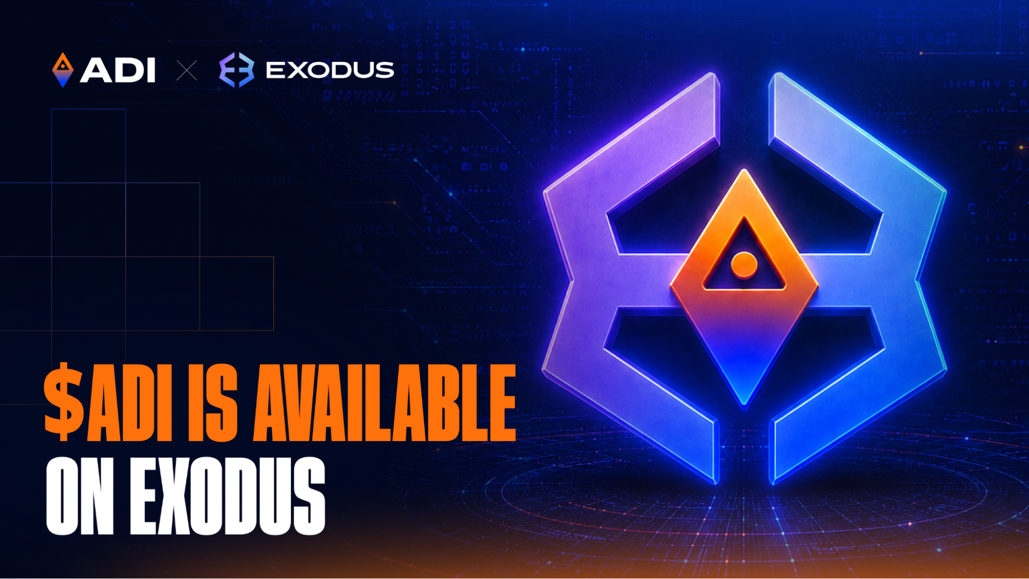 Exodus Movement supports ADI Token and mainnet
