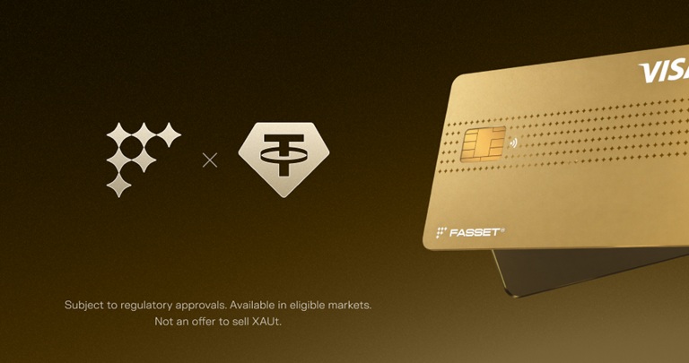 Tether and Fasset to launch gold backed Visa neobank card